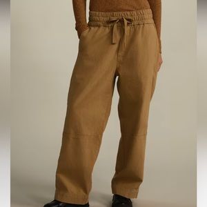 Everlane The Canvas Organic Pull On Pant In Brown Size M